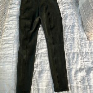 SPANX faux suede leggings